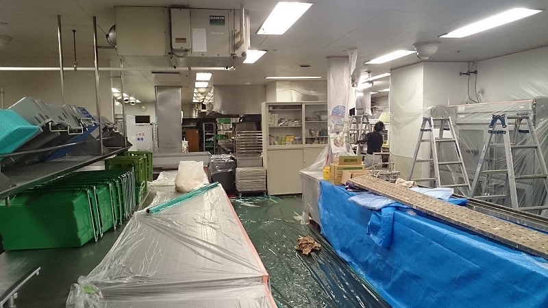 ＩＣＨベイカフェ塗装工事